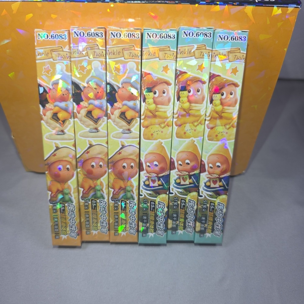 Twinkle Twinkle Pens Mystery Pack Pen Set Of 6 New Blind Boxes